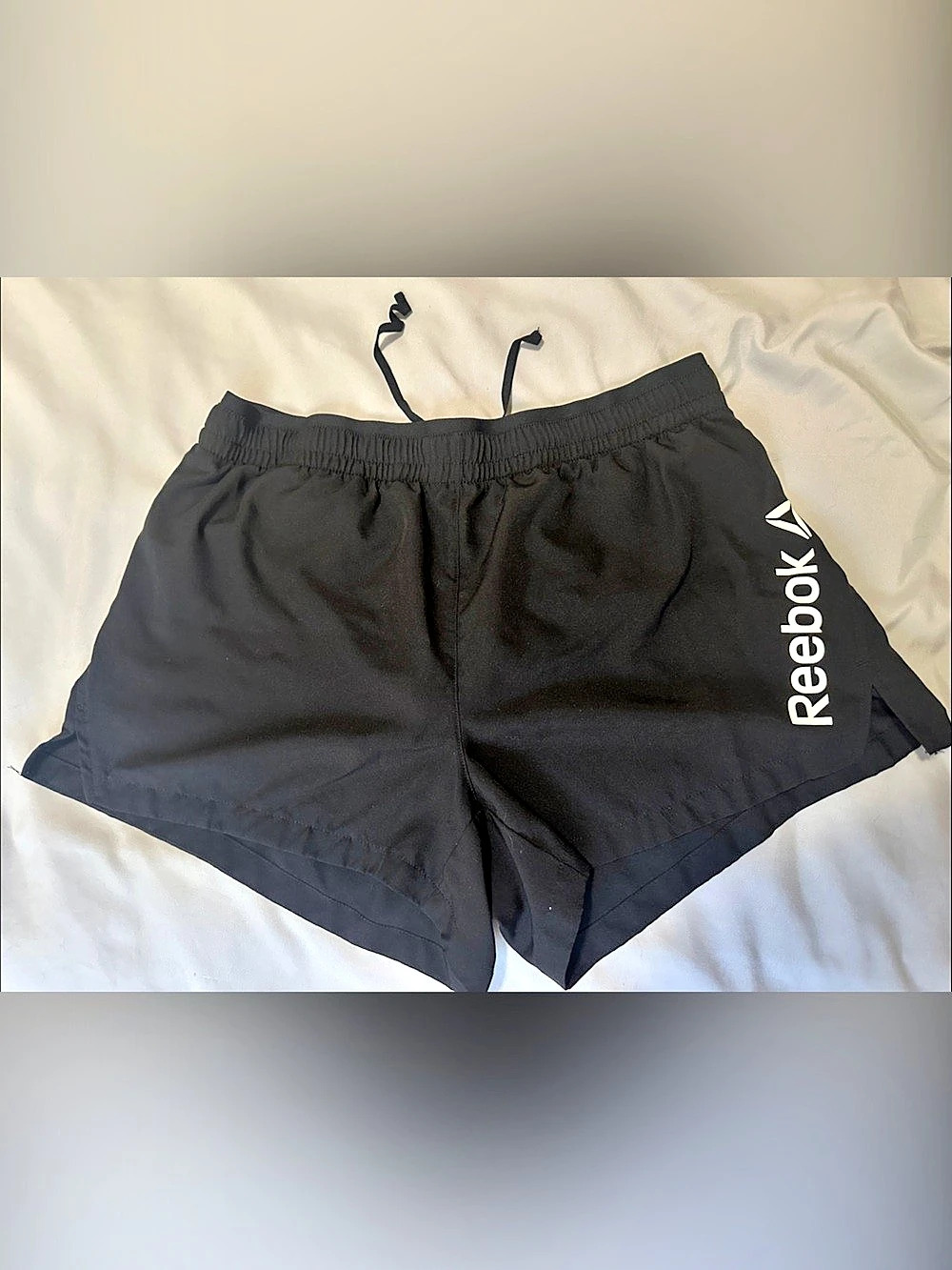 Reebok Athletic Shorts Black Size Medium